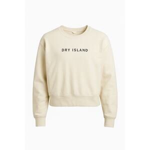 Dry Island Ocean City NJ Cream Crewneck Sweatshirt | Island-Shore Brand